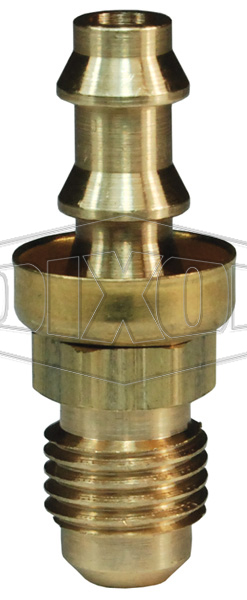 Male 45° SAE x Push-on Hose Barb